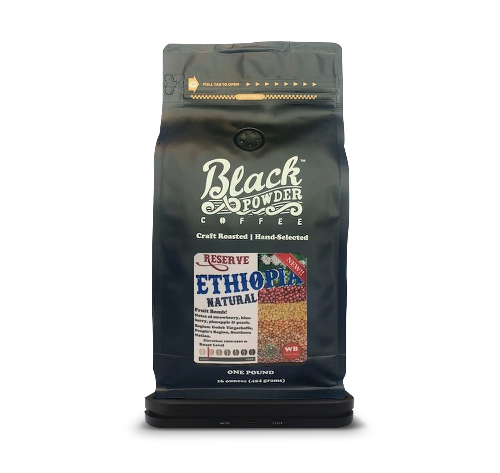 Bottomless: Ethiopian Gadeb Yirgacheffe Natural - Black Powder Coffee