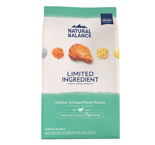 Natural balance chicken and sweet potato hot sale small bites